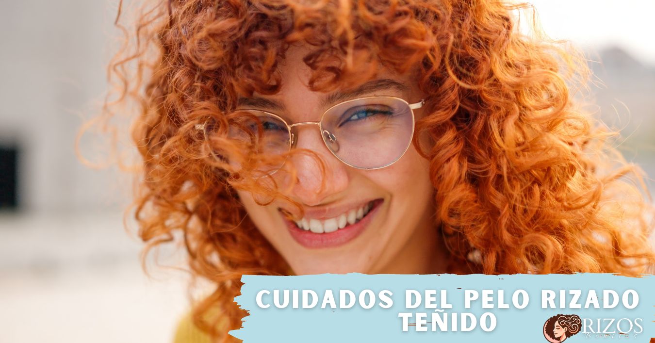 como cuidar el pelo rizado teñido